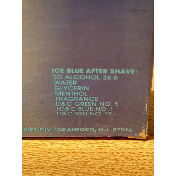 NOS Vintage Aqua Velva Smart Set Gift Cologne After Shave Ice Blue 1.75 OZ - Picture 8 of 8